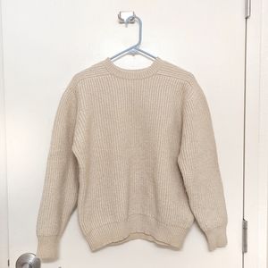 Cream sweater